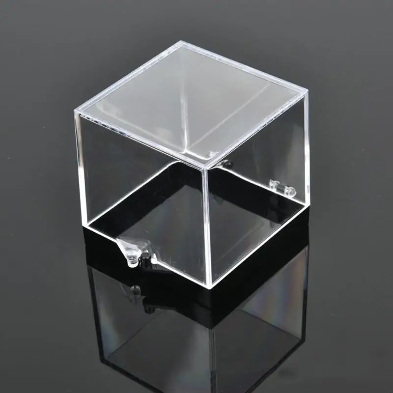 P9FE 12PIECES SMAHE CLEAR DISPLAY ROXES STORAGE STORAGE للمقتنيات والعينات