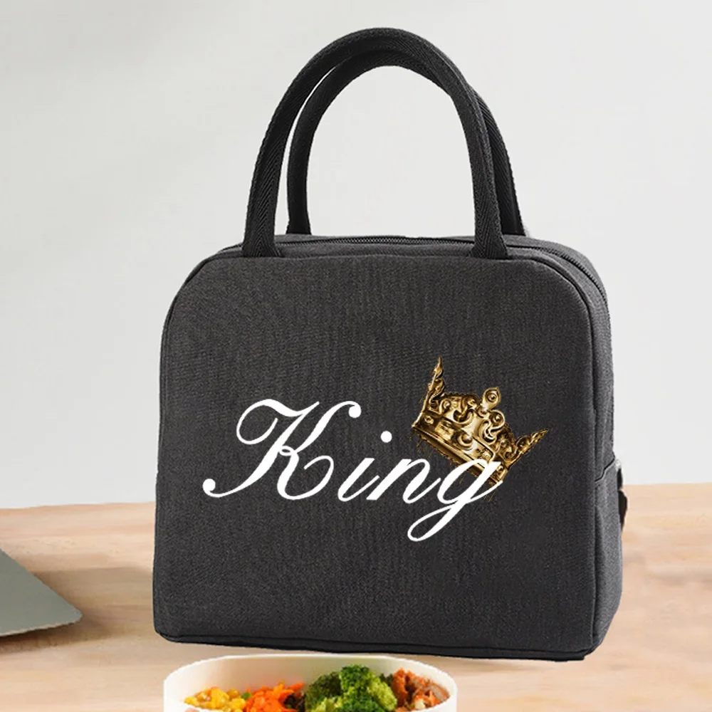 Lunch Bags Cooler Box Thermal Cold Food Container School Picnic Men Women Kids trip Dinner Tote Insulated Portable Canvas box