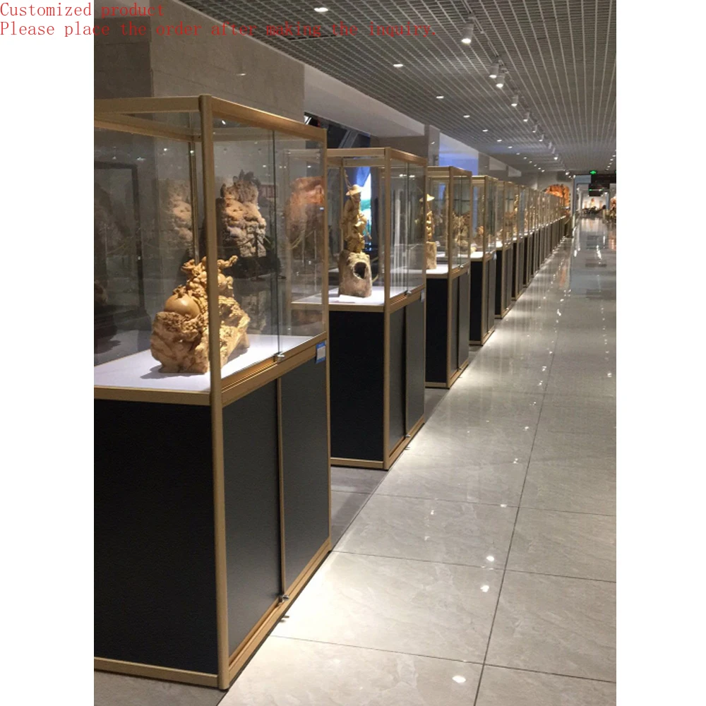 

Custom.Customized Glass Museum Display Cases Museum Display Showcase Museum Lighting Display Cabinet