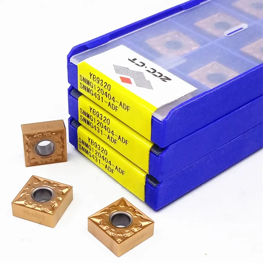 SNMG120404-ADF YB9320/SNMG120408-ADF YB9320/SNMG120412-ADF YB9320 ZCC.CT CNC شفرة كربيد تحول أدوات 10 قطعة/صندوق #3