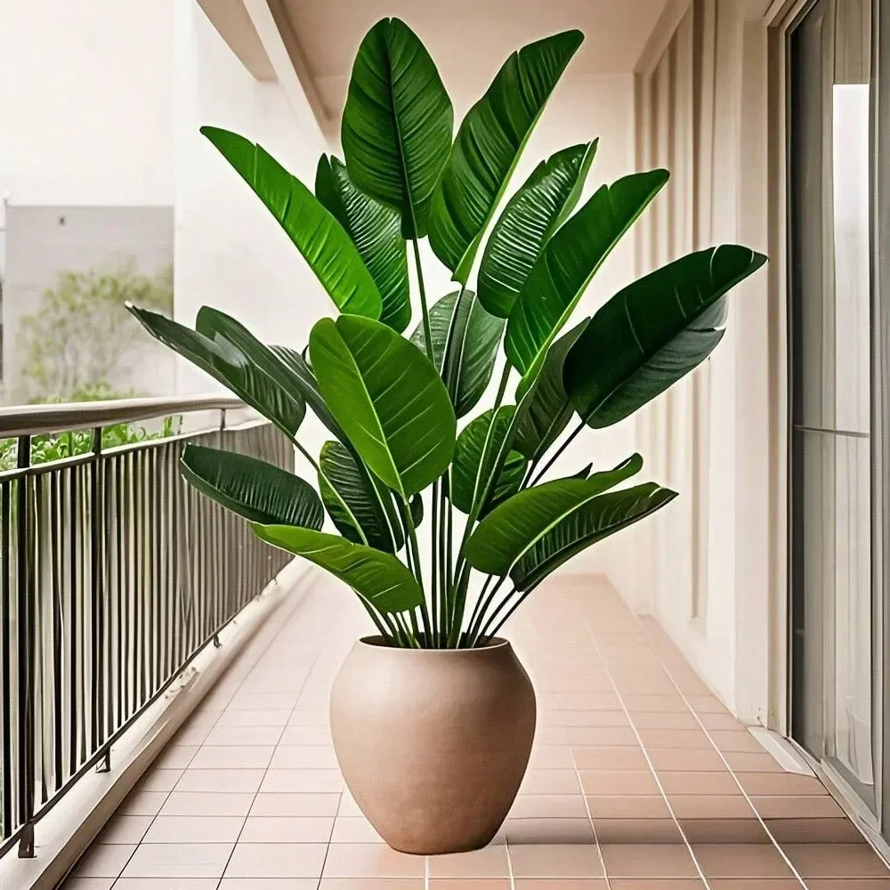Artificial Tropical Banana Trees with 15 Leaves, Suitable for Home Garden Important Holidays Like Valentine'S Day Mother'S Day