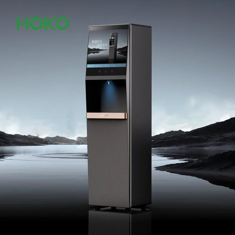 

Commercial public office area with smart screen display advertising Desktop Ro Water Purifier
