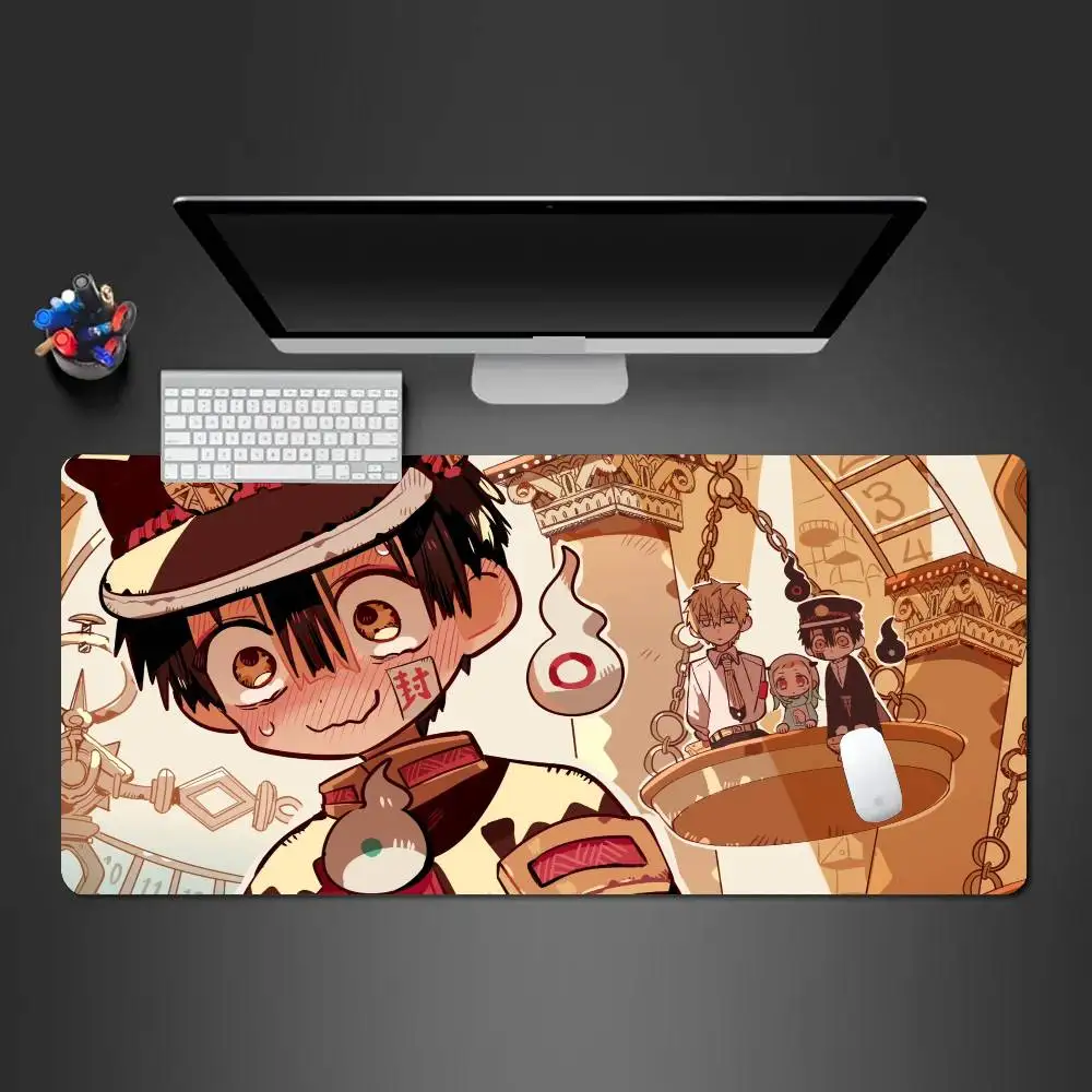Anime Toilet B-Bound H-Hanako Kun Mousepad Non-slip Suitable For Office Computers Laptops E-sports Game Desk Mats XXL Keyboard