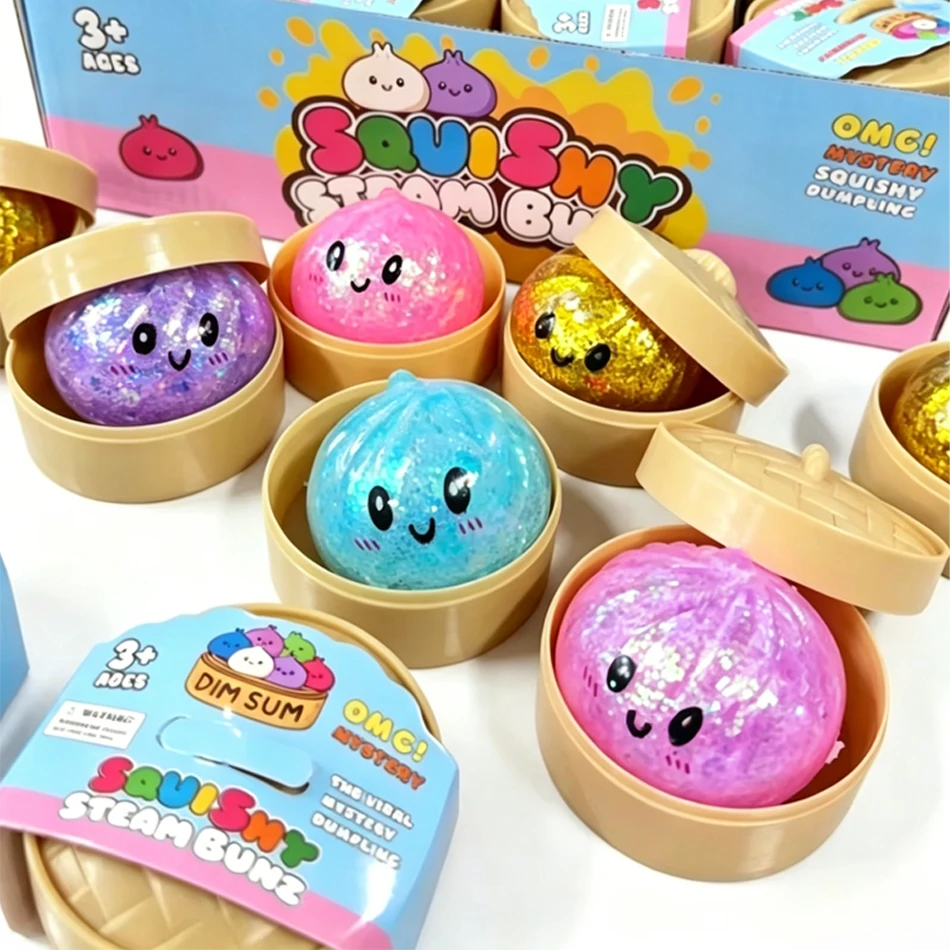 Сенсорный сквиш-пельмень с бле – обзор и цена Kids Toys Dumplings
