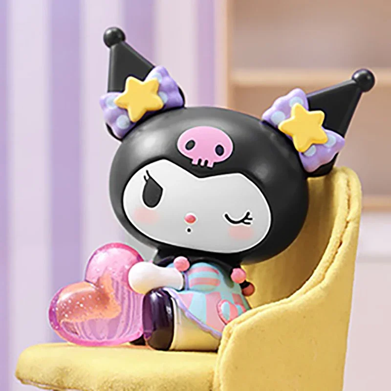 

MINISO Kuromi Trick or Treat If You Don't Give Candy Series Blind Box Аниме Фигурка Угадай Сумка Украшение Статуэтки Куклы Модель Подарок