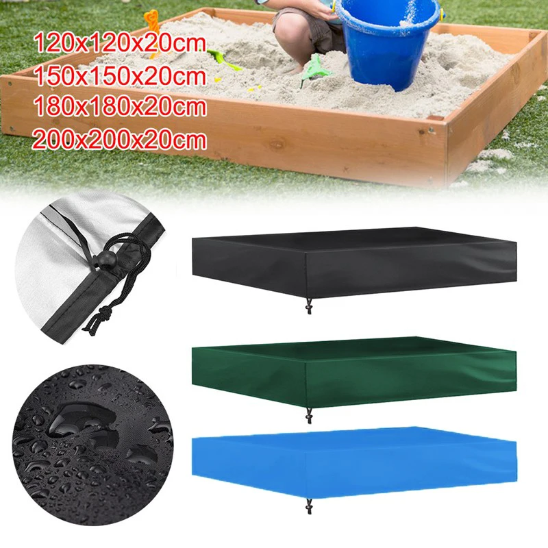 Sandpit Dustproof Waterproof Rainproof Cover Outdoor Garden Oxford Cloth Children Toy Sandpit Pool Sandbox Cover Sand Control