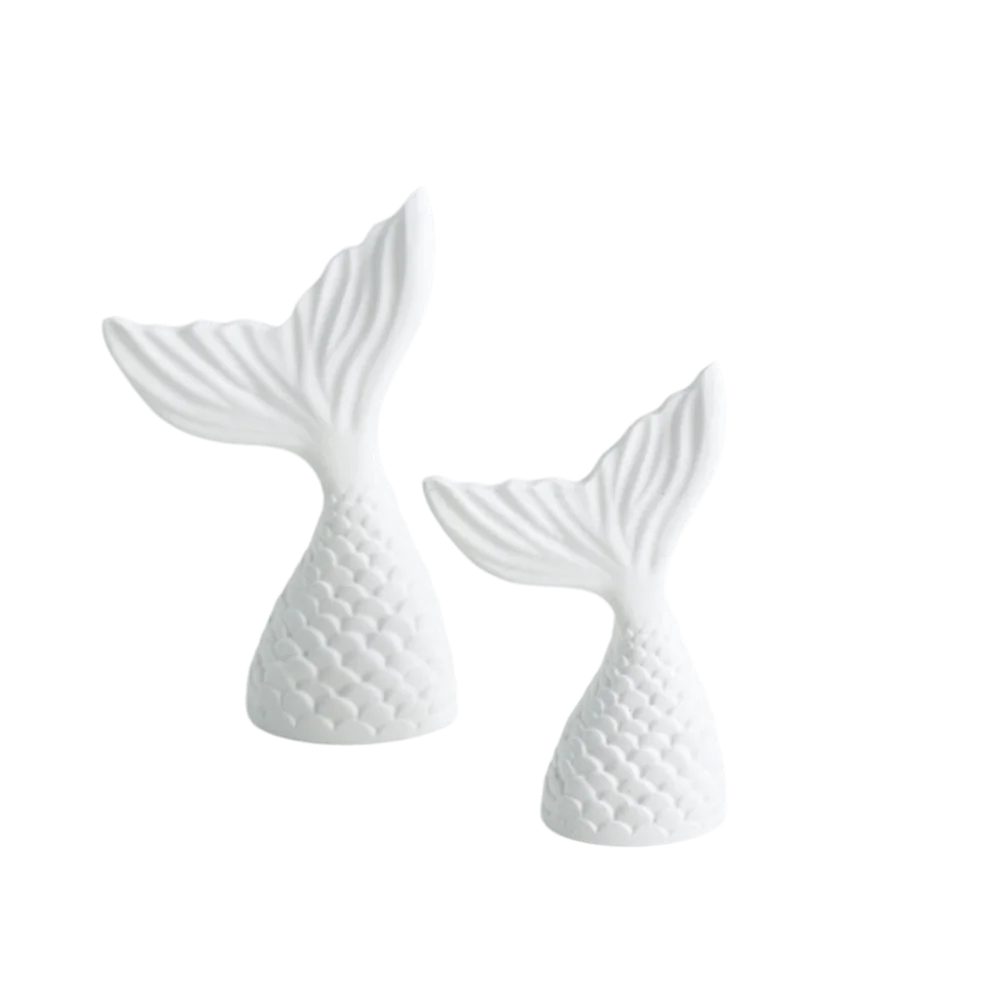 Photo Prop White Plaster Decorative Tray Conch Shape Shell Shape Trinket Dish Ins Style Boho Jewelry Dish Photography Background