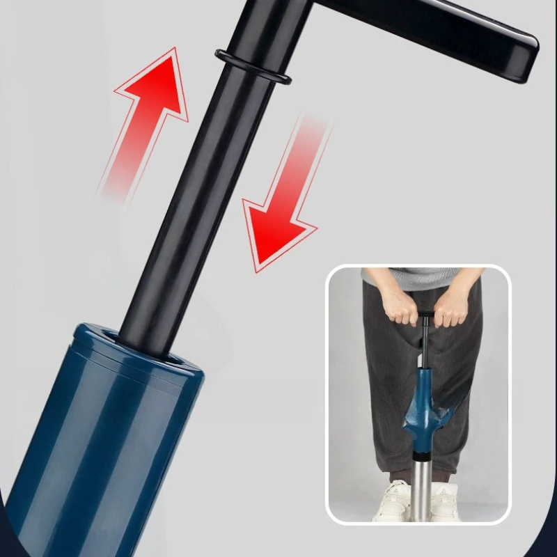 Air Pressure Pipe Plunger Blaster Household Drain Dredge Tool for Toilet Sewer Floor Drain Clog Remover
