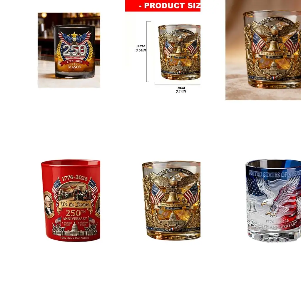  Patriotic Distinctive Historical Artifact 250Th Anniversary Of National Independence Drink Container