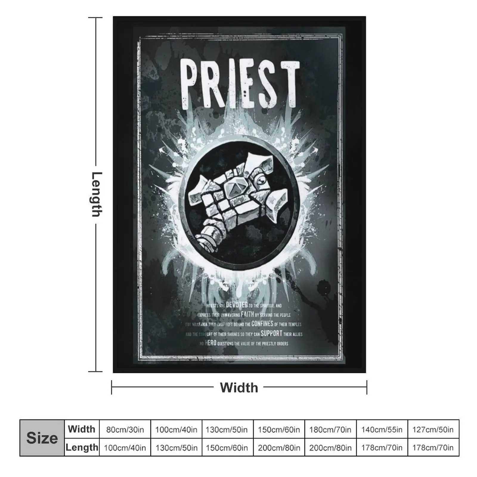 Priest Throw Blanket blankets ands cosplay anime Blankets