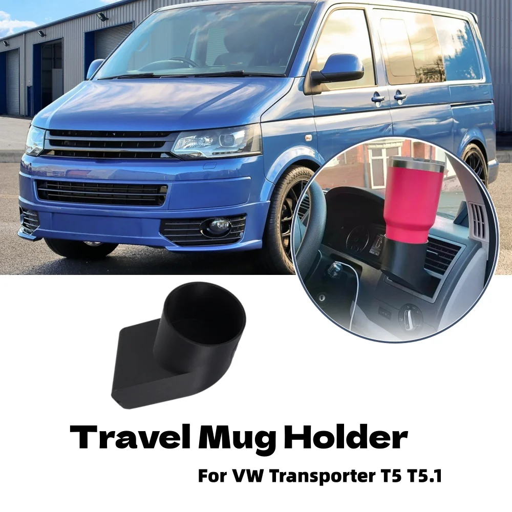 

Cup Mount Travel Mug Holder Motorhome Interior Storage Stowing Tidying Car Interior Mount Accessories For VW Transporter T5 T5.1