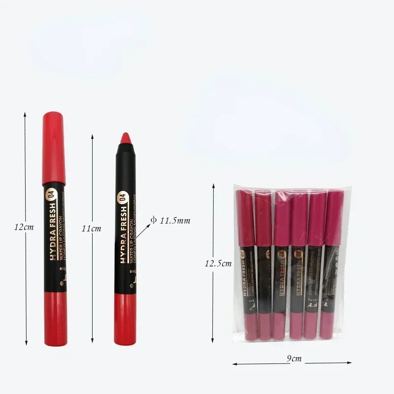 9 Farben Matt Samt Lippenstift Bleistift Sexy Rote Lippenstifte Antihaft Tasse Make-Up Lip Tint Bleistift Kosmetik Wasserdicht Langlebig