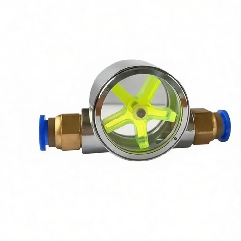 Cooling Water Flow Indicator For CNC Spindle Laser Machine Fluid Circulation Monitor Transparent Visual Observation Tool