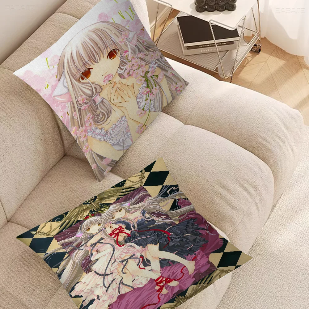 

Anime Chobits Pillowcase toon Gift Cushion Cover Bedroom Home Sofa Chair Seat Decor pillow case