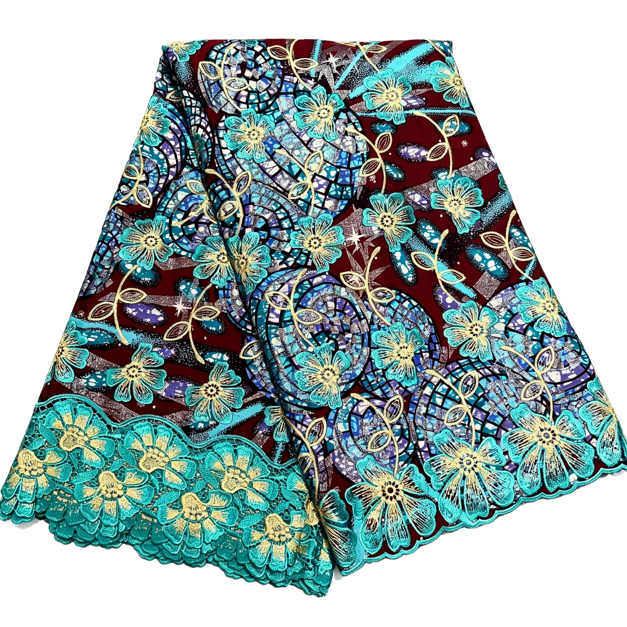 Tissu en dentelle africaine lo - Ethnic Fabric avis et prix