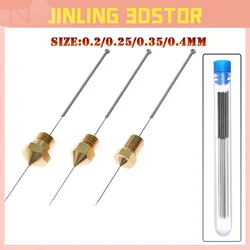 Stainless Steel Nozzle Cleaning Needles Tool  0.2mm 0.25mm 0.3mm 0.35mm 0.4mm Drill For V6 Nozzle 3D Printers Parts