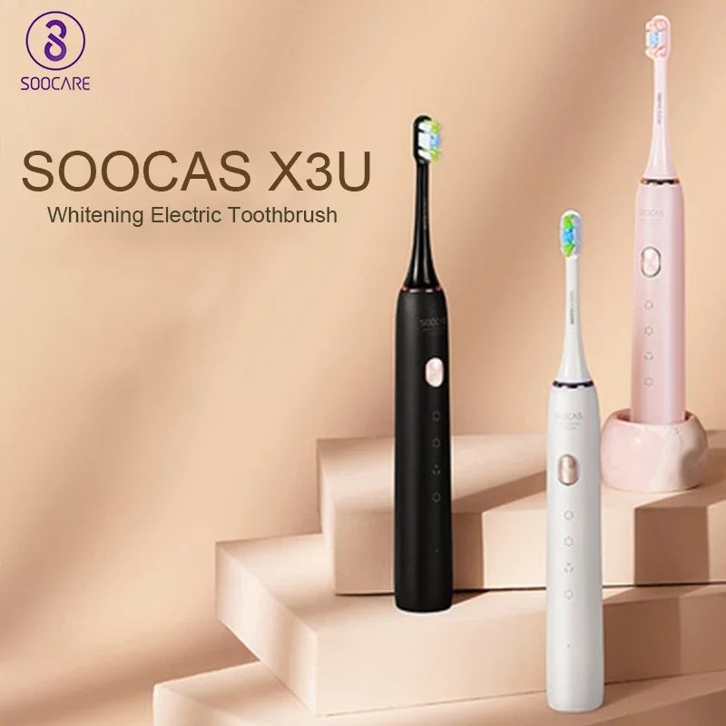 

SOOCAS X3U Sonic Electric Toothbrush IPX7 Waterproof Ultrasonic Automatic Tooth Brush USB Fast Rechargeable