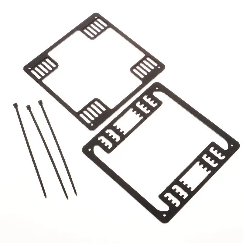 

CR 1set new Fan Conversion Bracket 9CM To 12CM Can Be Used For Axp100 And Other 9CM Screw Fixed Heat Aluminum Alloy