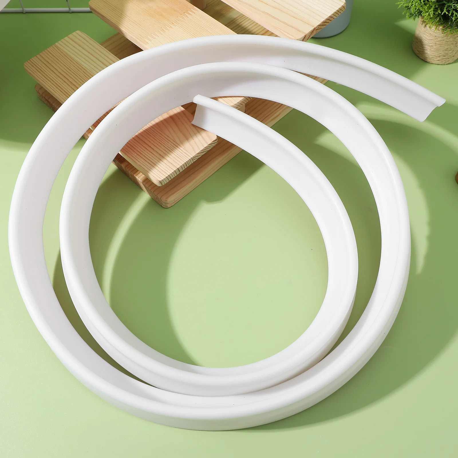 

Shower Water Strip Bath Tub Splash Guard Door Barrier Stopper Dam White Sink Bathroom Silicone Waterproof Accessories
