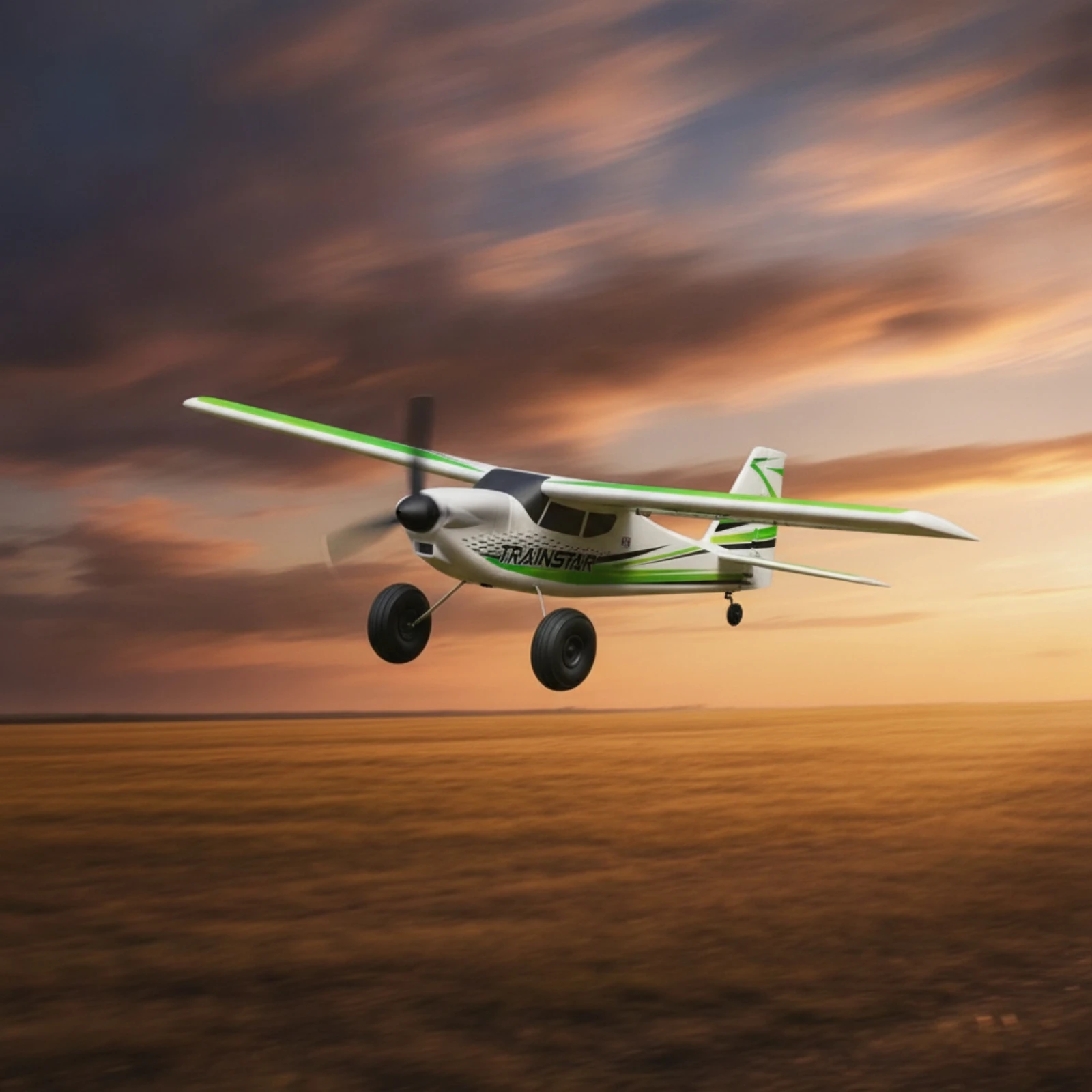 RC Airplane Easy to Fly Practice Plane Expanded Polypropylene Foam Plane Resilient Foam Aircraft Stable for Beginners, Outdoors