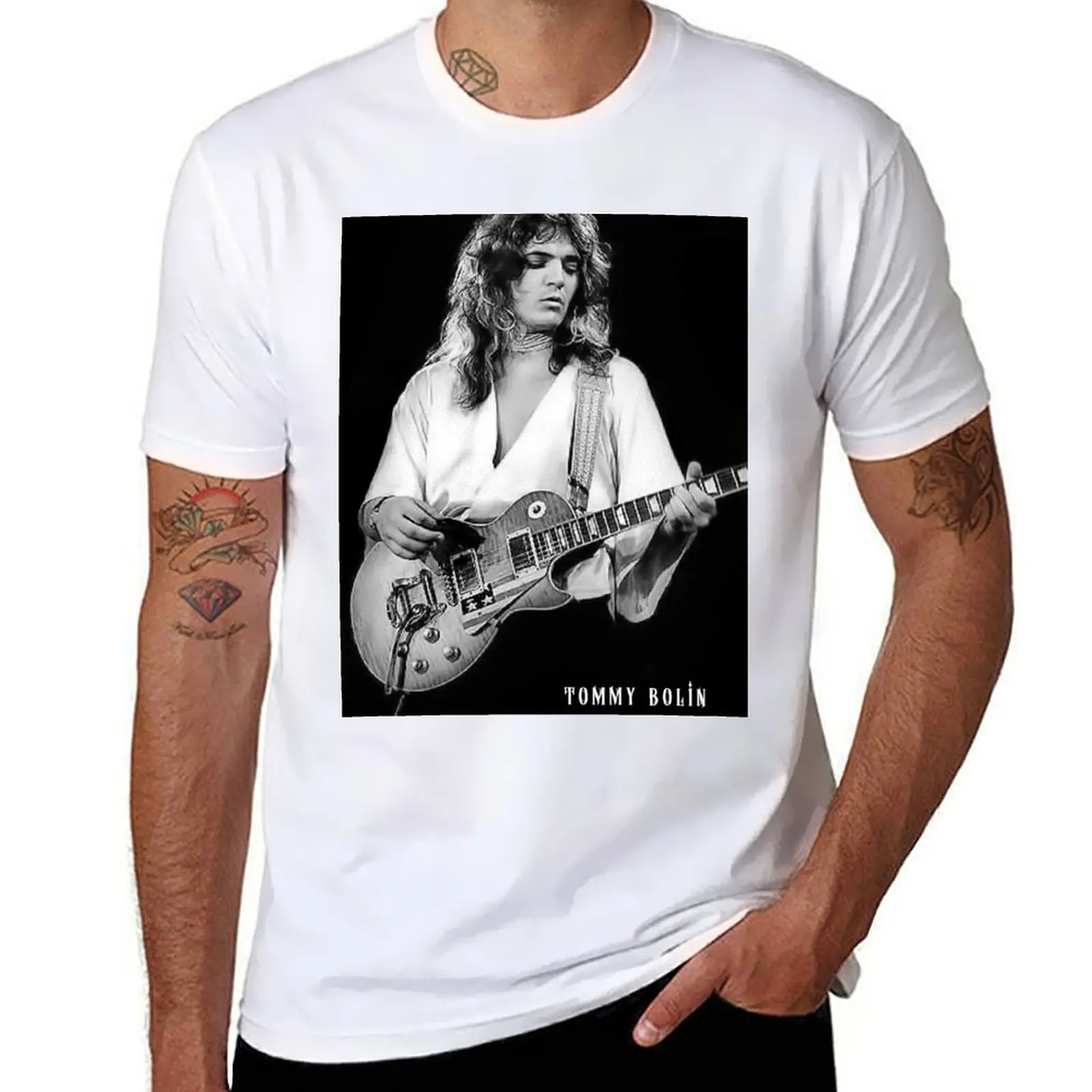 

Tommy Bolin T-Shirt man tshirt anime t shirts oversize t shirt for man 100 percent cotton T-Shirt