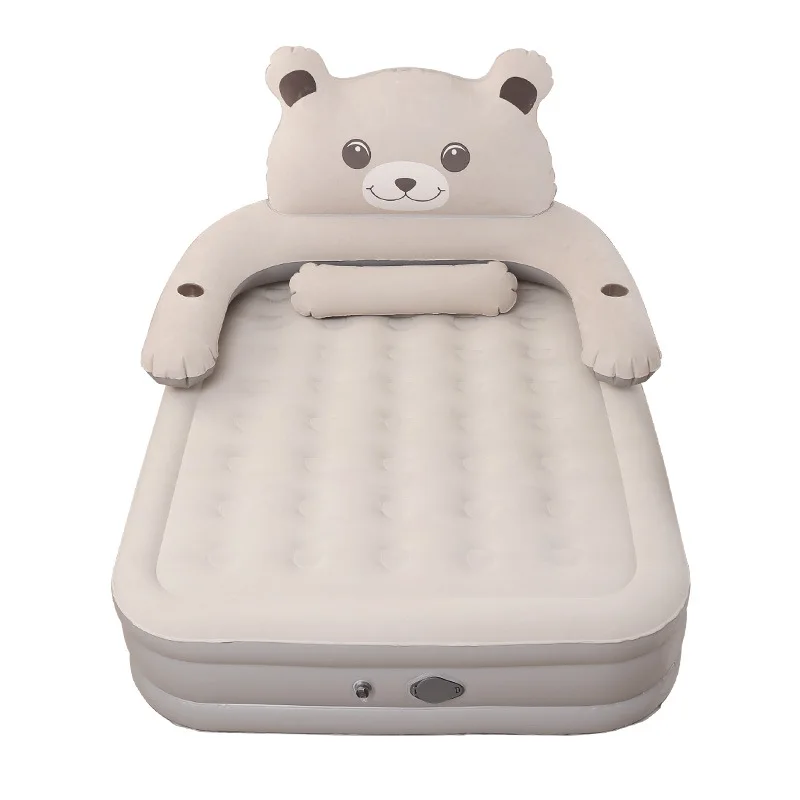 

Automatic bear inflatable bed outdoor tent camping air cushion bed inflatable cushion double height and thickening