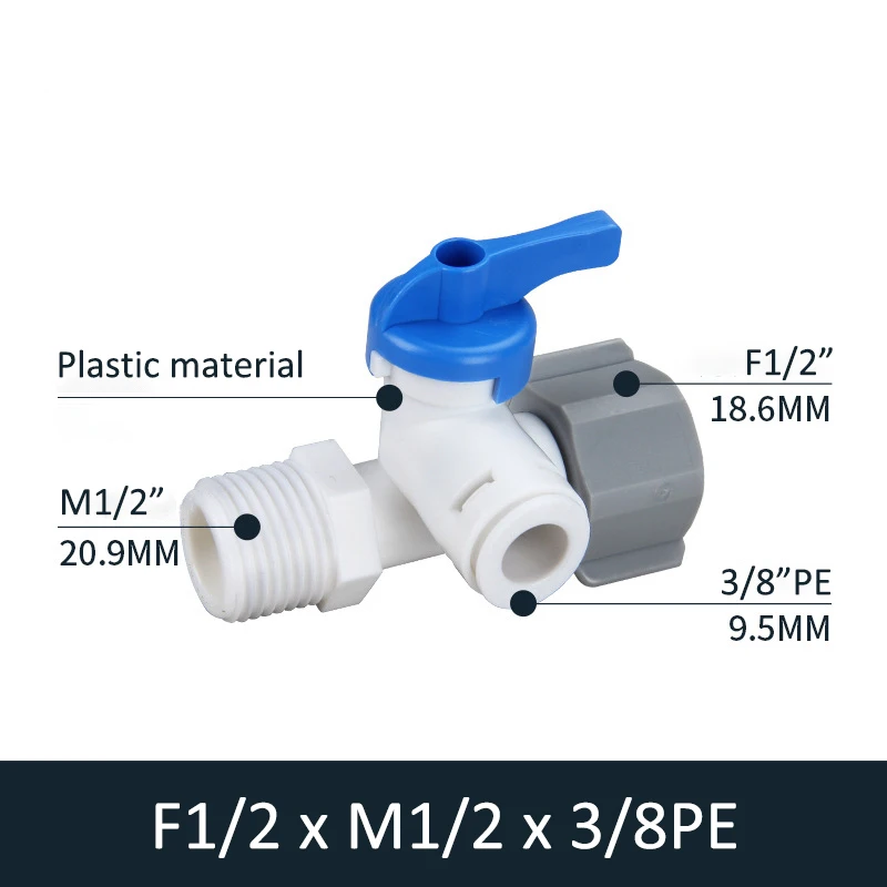 Ball Valve For Water Purifier 3/8\