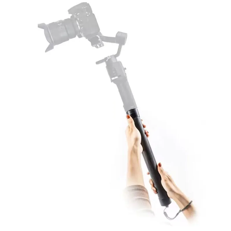 عصا سيلفي قابلة للتمديد من PyroGraphy، مثبت من ألياف الكربون، قضيب تمديد للهواتف الذكية DSLR وكاميرا بدون مرآة، كاميرا رياضية