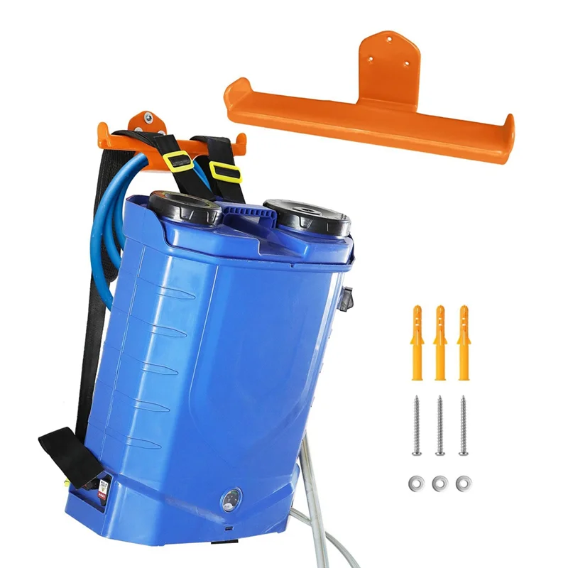 

AA76-Рюкзак, вешалка для вентилятора, 2 шт., настенное крепление для рюкзака-распылителя, настенное крепление для бензопилы, аксессуары для организации гаража, хранение