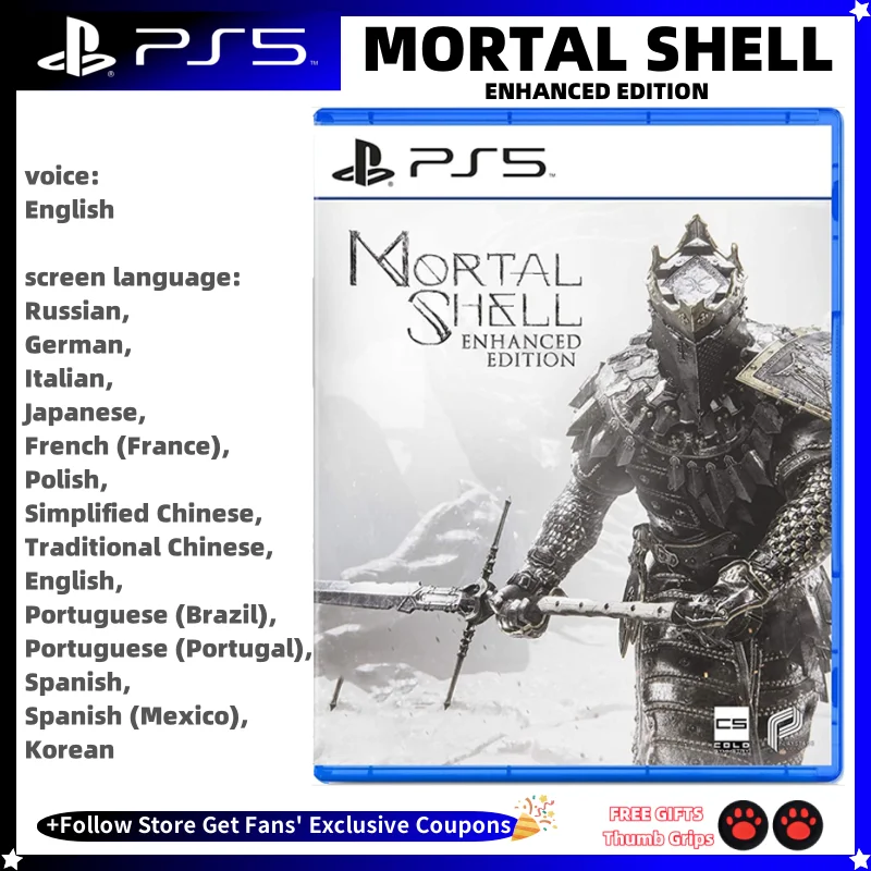 Playstatio5 PS5 Genuine New Game CD Mortal Shell Enhanced Edition Playstation5 Game Card Ps5 Games Mortal Shell