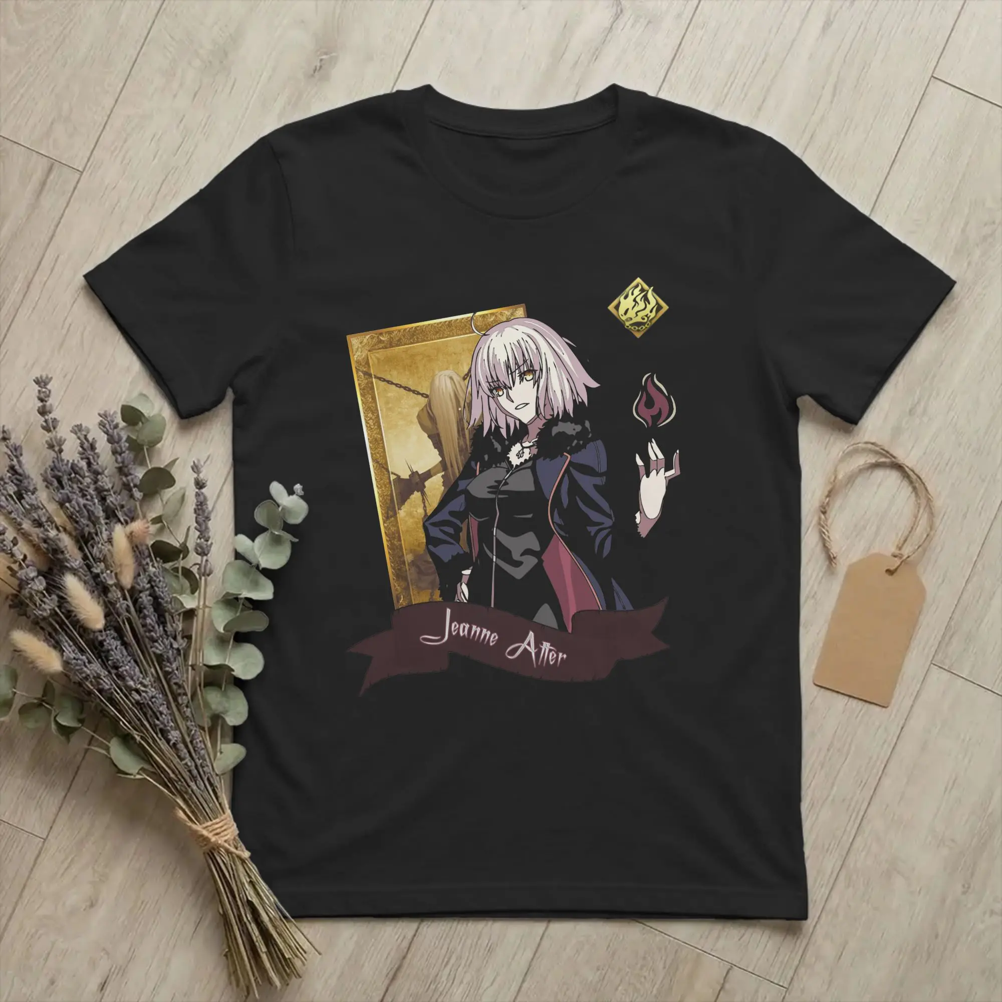 Jeanne Alter Avenger T Shirt Fate Stay Night Fgo Anime 100% Cotton Clothes Funny Short Sleeve O Neck Tee Shirt Summer T-Shirts