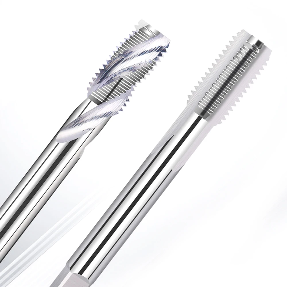 Máquina CNC de grifos de flauta en espiral, grifo de flauta recta, rosca métrica de carburo sólido, M2, M2.5, M3, M3.5, M4, M16, M5, M8, M10, M12, M14