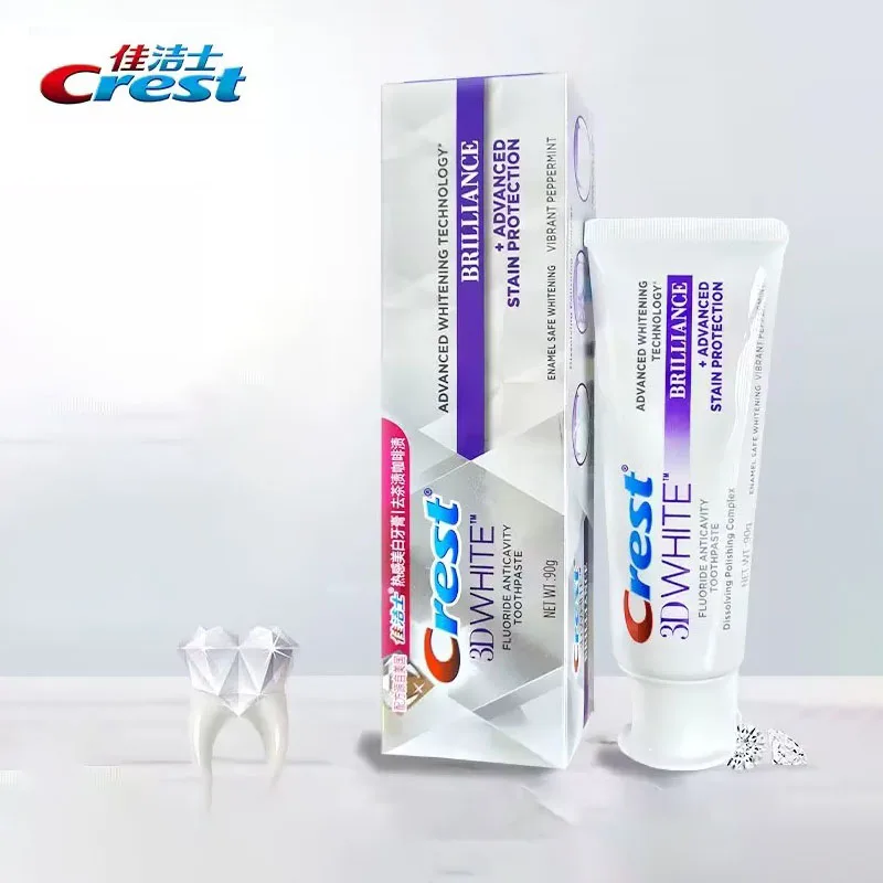 Crest Toothpaste Teeth Whitening Toothpaste Thermal Cleaning Tea Coffee Tooth Stain Foaming Toothpaste 2pcs