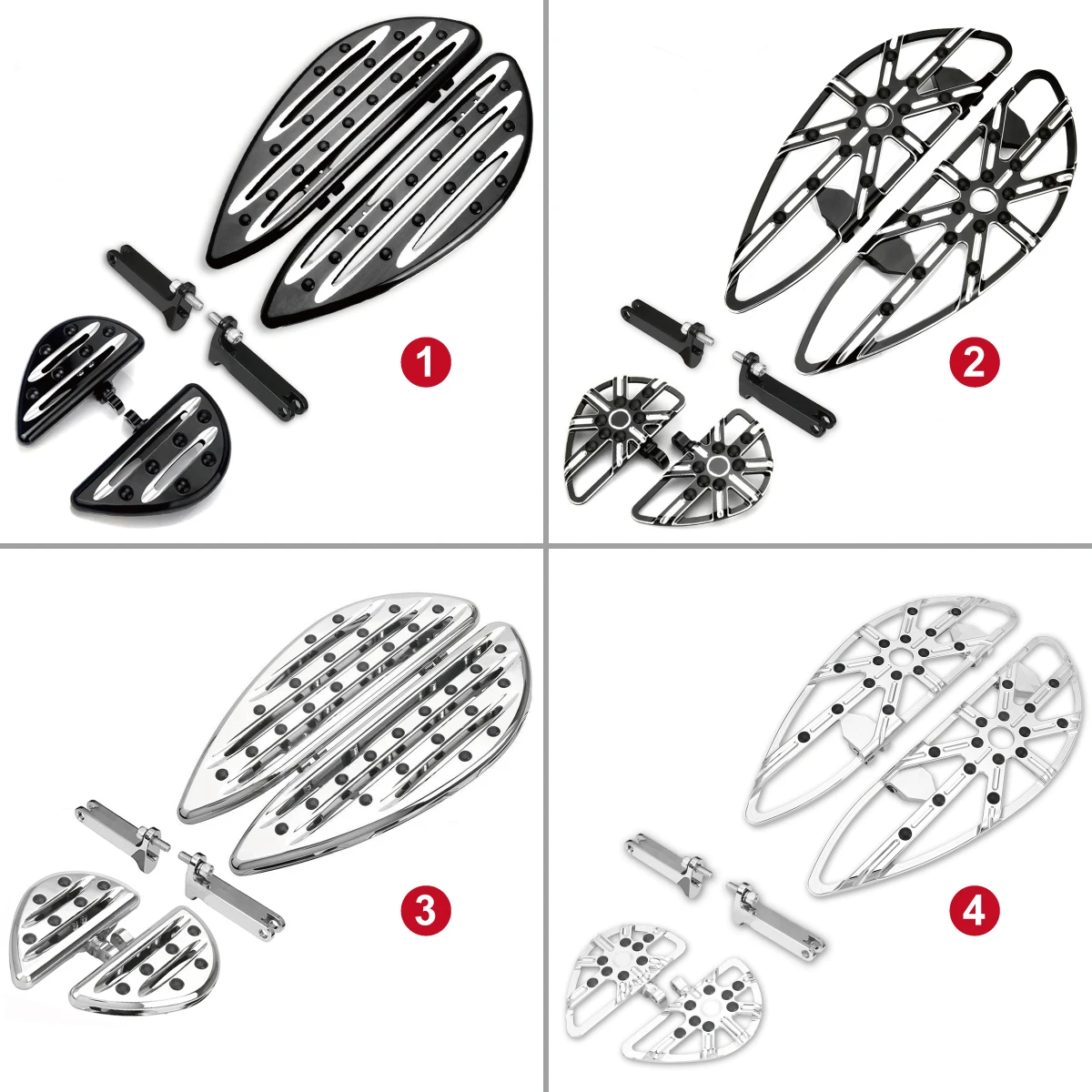 

CNC blade driver Floorboards street glide flhx подножки для пассажира fltr для Harley Special FLHRXS floorboards 1980-up