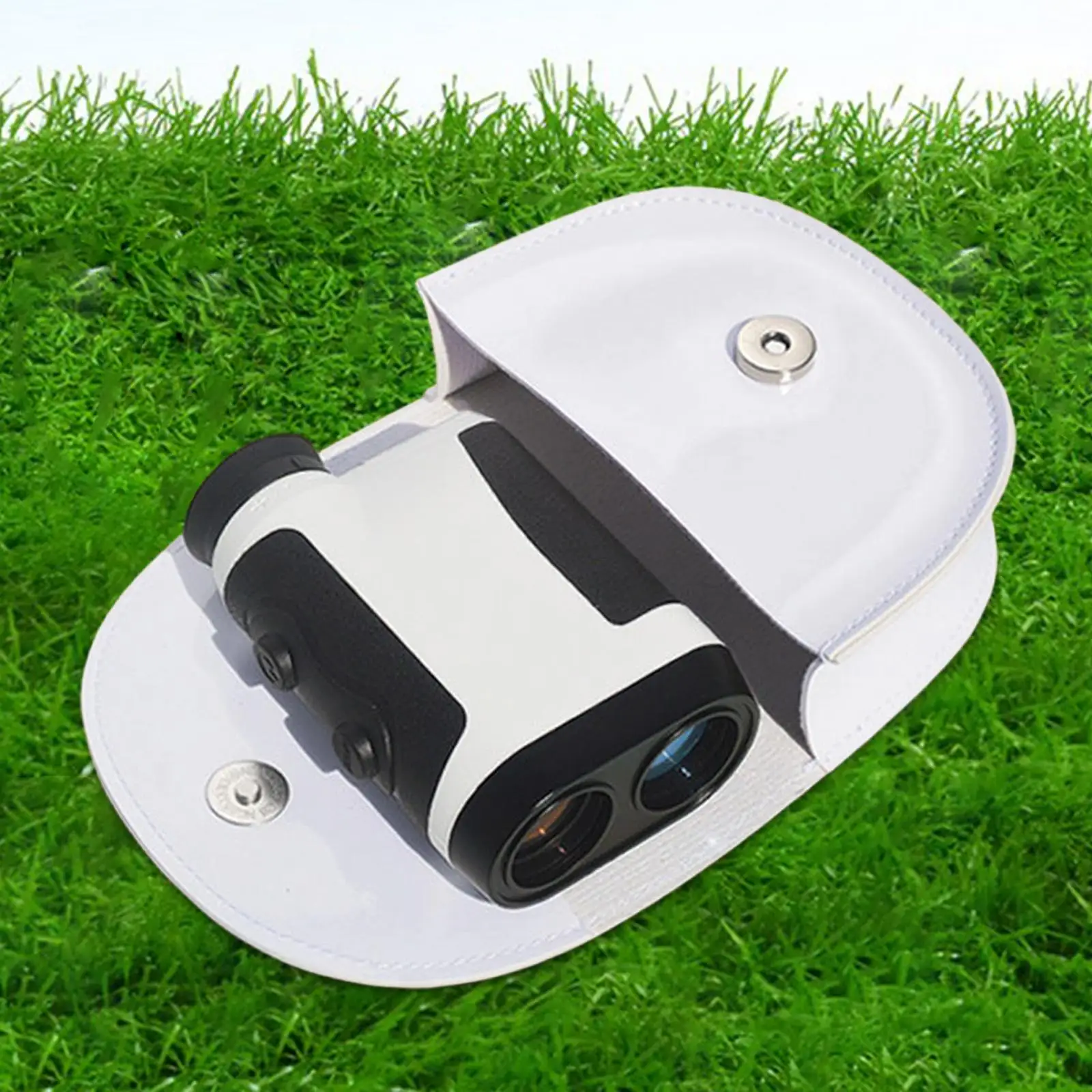 

Versatile Golf Rangefinder Case Compact PU Leather Carry Pouch Waterproof Waist Bag for Golf Course