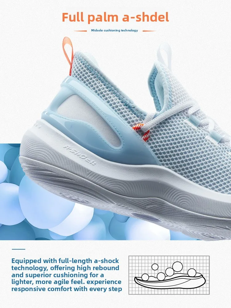 ANTA KT FLY Men anti rollover wear-resistant anti slip shock-absorbing low cut sports practical training basketball shoes
