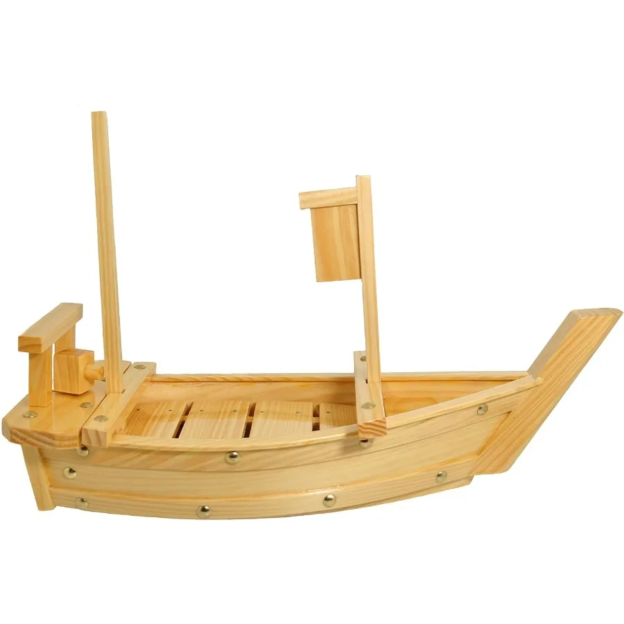 

Деревянный поднос для суши-лодки 50 см 19,69 дюйма