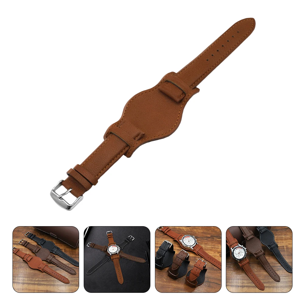

Cowhide Watchb Strap Girls Anti Metal Allergy Adjustable Size Smooth Comfortable Simple Wristb Cowhide Watchb B