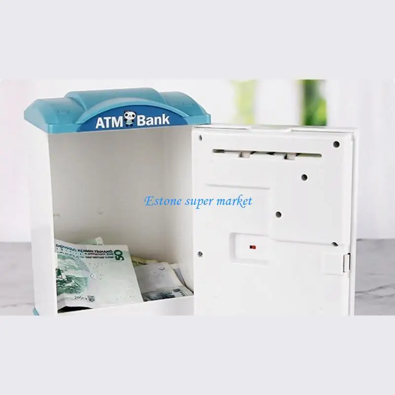 090b Kids Piggy Mot passe électronique digitale ATM CASH COIN PEUT AUTO BILLE COURROL