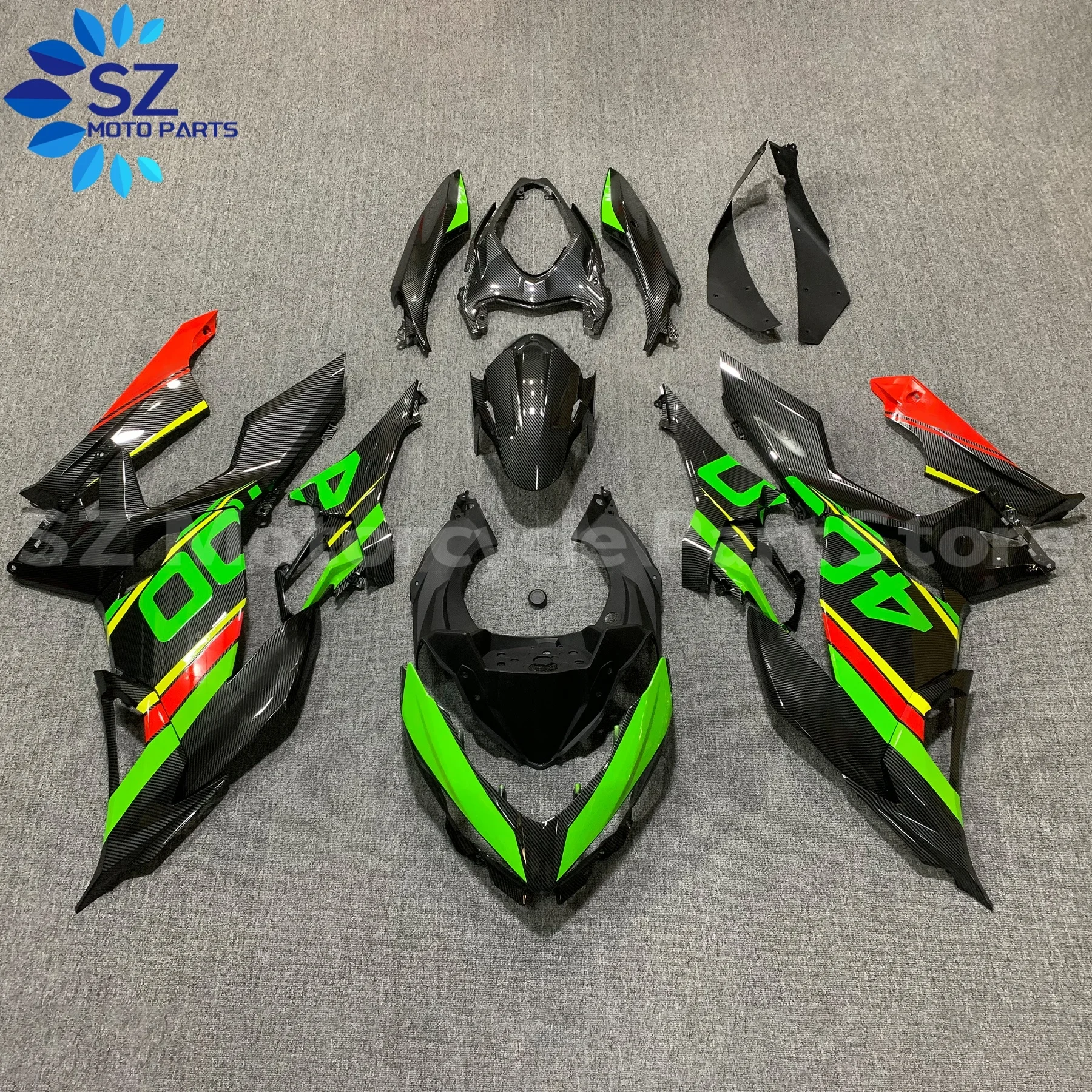 

Обтекатель мотоцикла подходит для Ninja 400 18 19 2021 22 23 ZX400 EX400 2018 2019 2020 2021 2022 2023 Красочный обтекатель