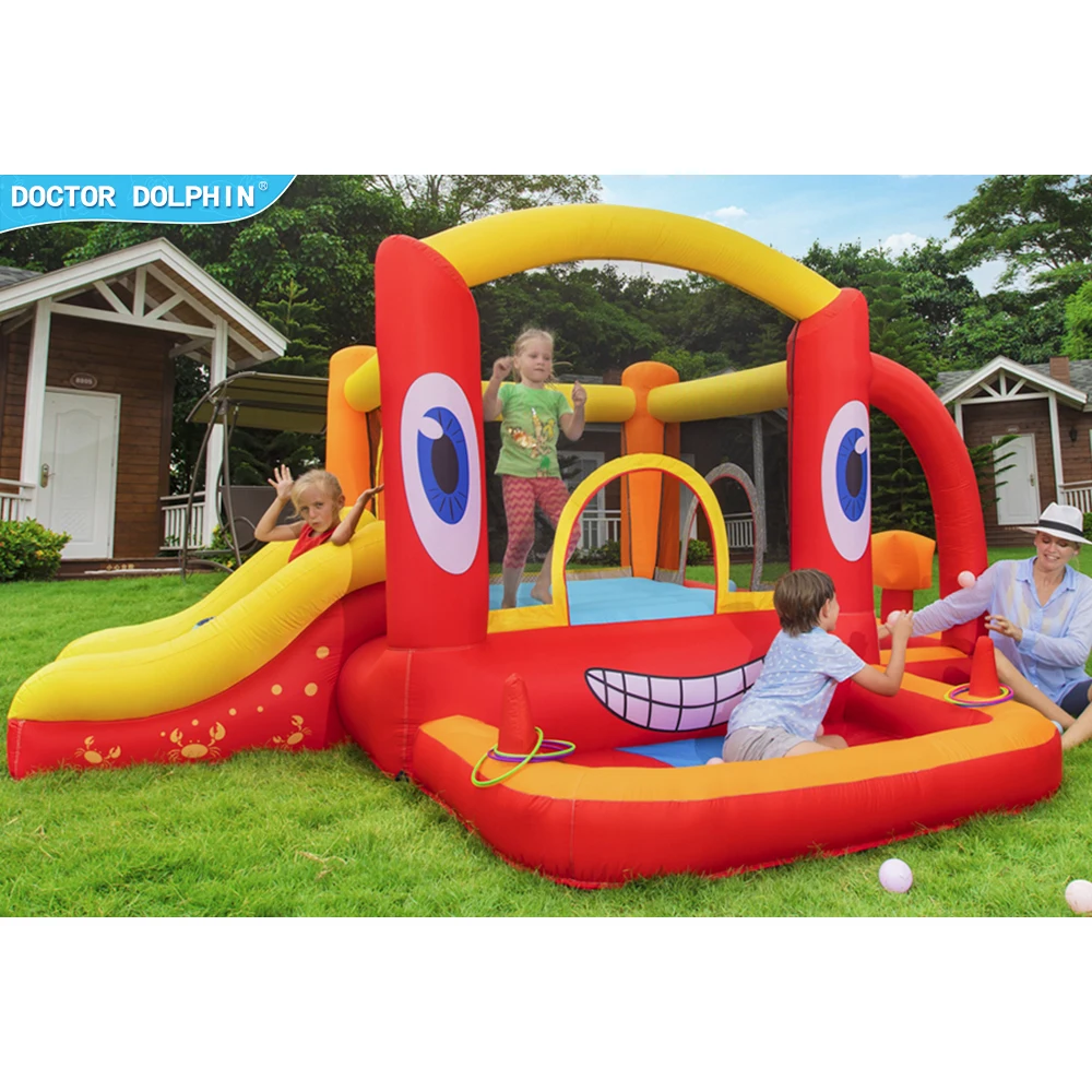 

Doctor Dolphin Kids Frozen Small Party Water Outdoor air Big Jumping Bounce House Inflatable Castle
