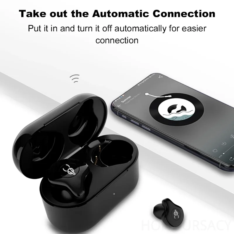 

Wireless Bluetooth Earphones Sabbat X12 Pro TWS 3D Earbuds Stereo Sound Invisible V5.0 Waterproof Earphone TWS Invisible Headset