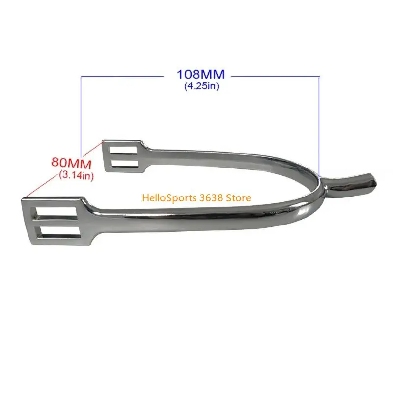 Espuelas montar estilo inglés para hombre, 1 par, con diseño ergonómico, materiales aleación Zinc, equipo ecuestre a