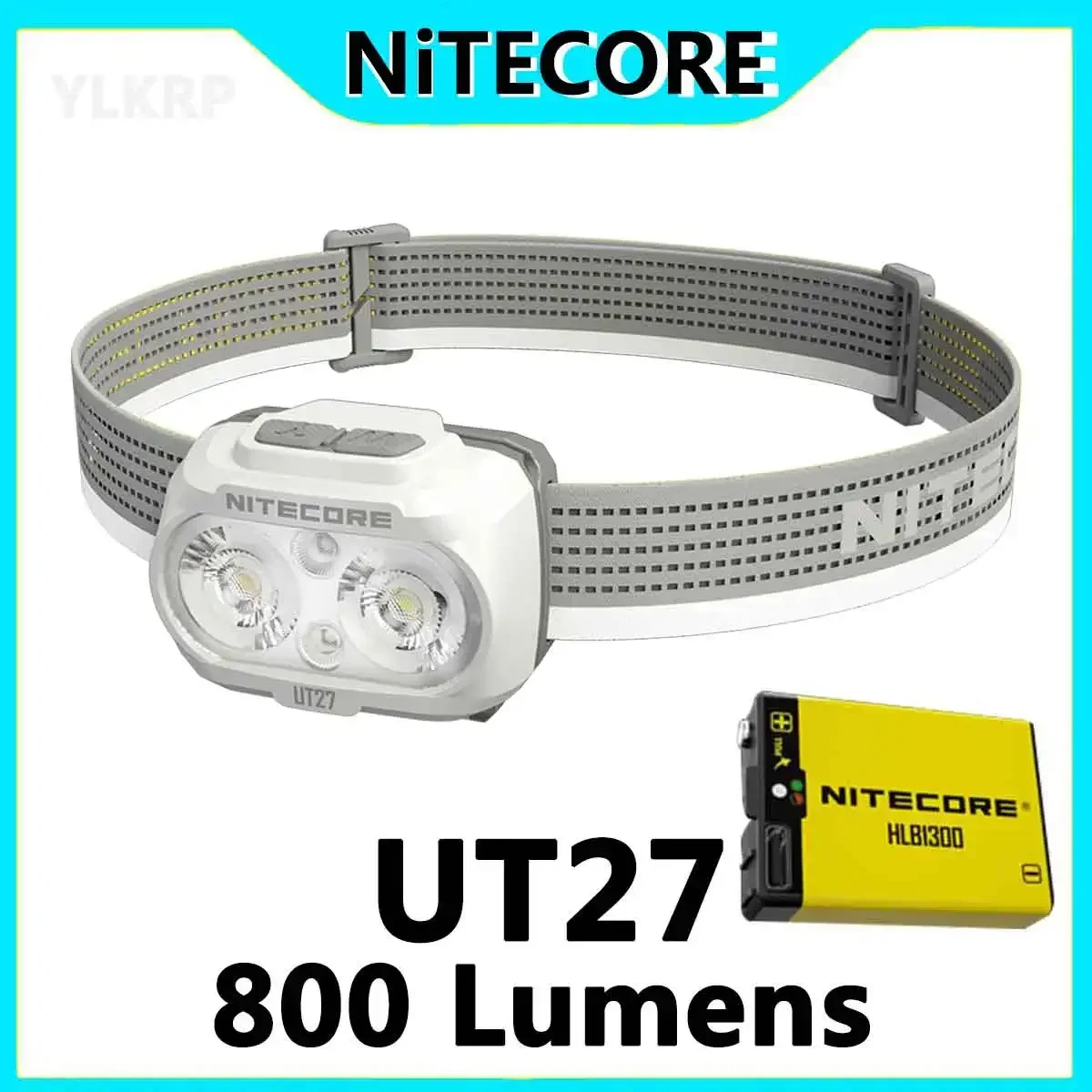 NITECORE UT27 800 lumen headlights with an illumination distance of 160 meters