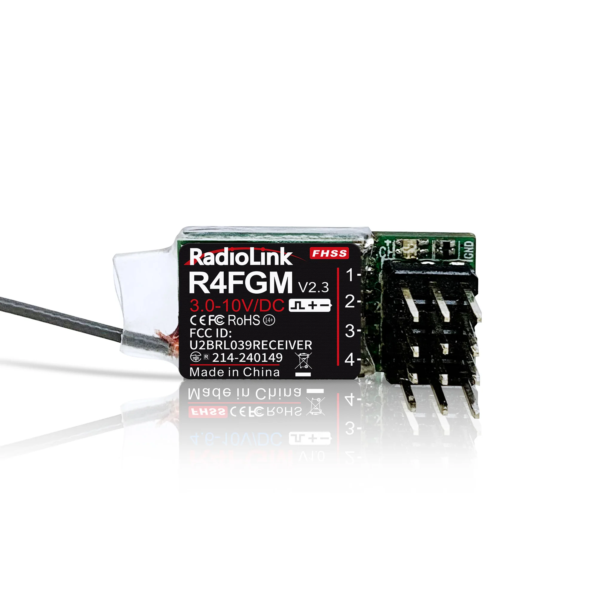 RadioLink RC4GS V3 5CH 2.4G Transmissor Controle Remoto 4/6CH R4FGM R6F R6FG Giroscópio Receptor para RC Carro Barco Veículo Modelo Robô