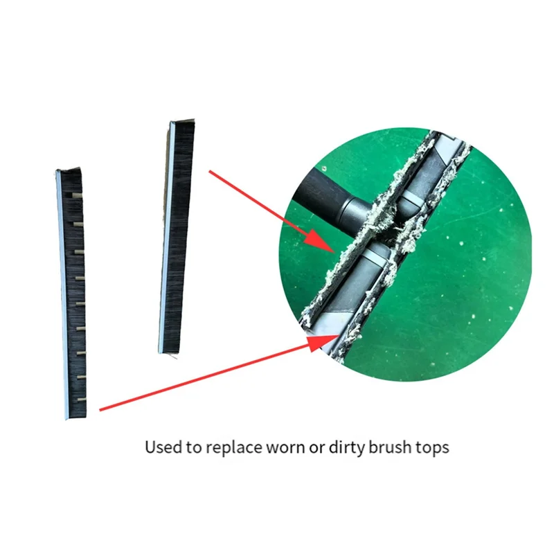 【DIY DECOR】2 Set For Karcher NT20 30 Vacuum Cleaner 35Mm Caliber Floor Brush Floor Brush Head Strip Brush Replacement Accessorie
