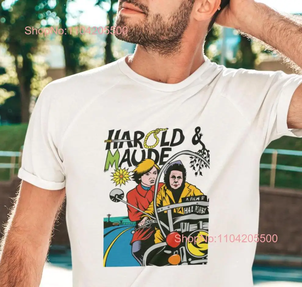 Harold and Maude T Shirt Hal Ashby Cult Classic 70s Dark Comedy Romance Retro Cinema for Movie Lovers