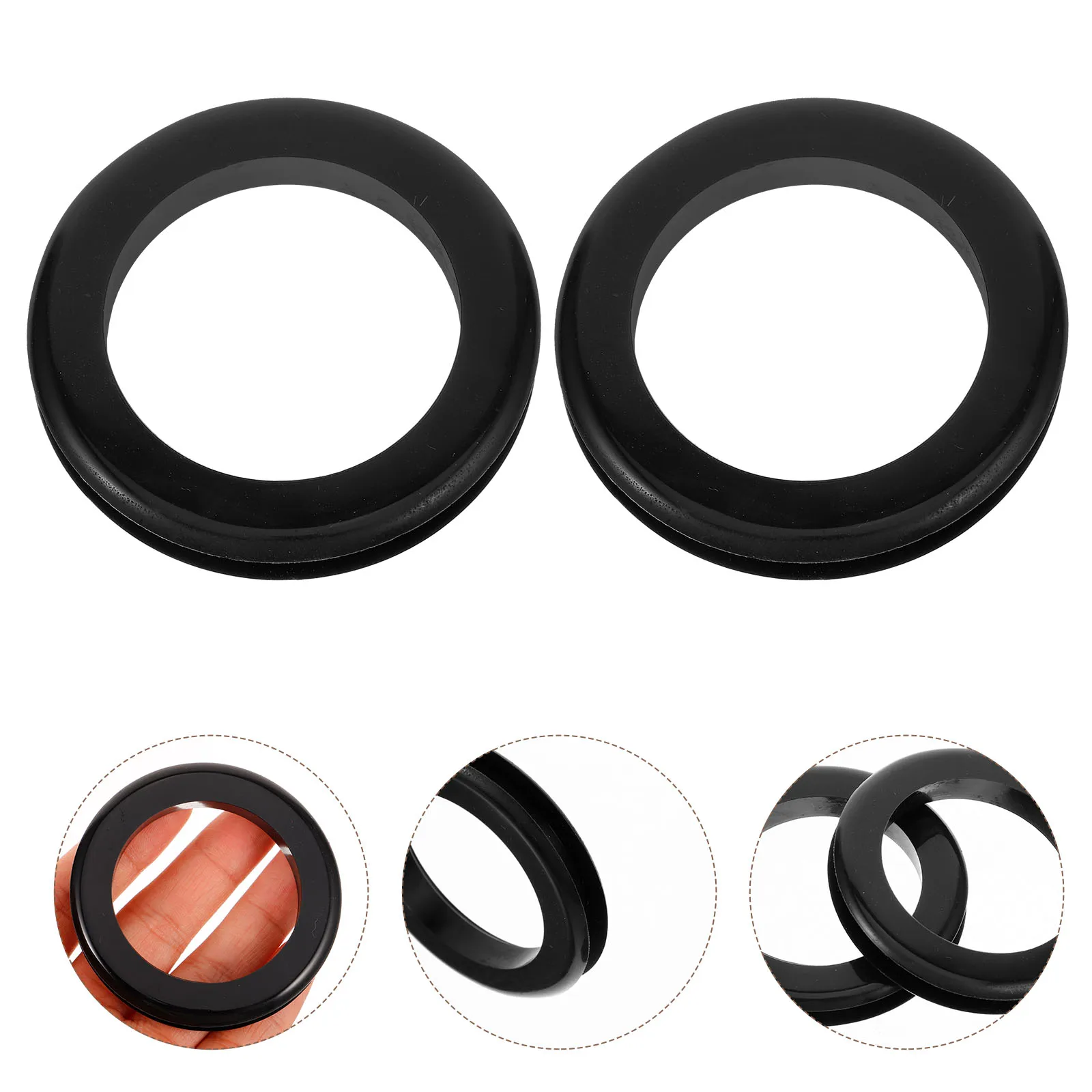2pcs Umbrella Hole Ring Plug for Patio Table Umbrella Fixing Tool Sunshade Hole Ring Protector Outdoor Garden Deck Parasol
