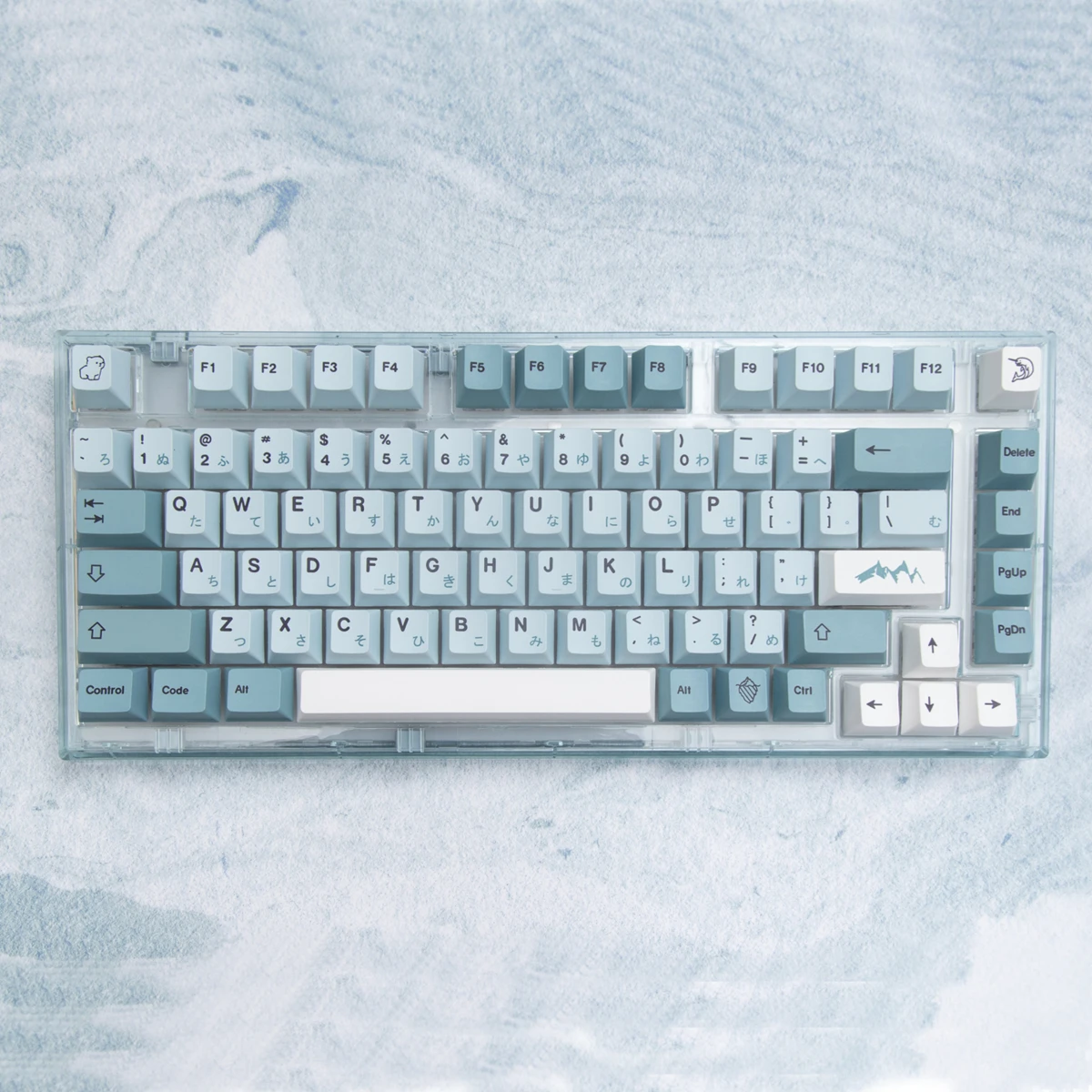 GMK Clone Iceberg Keycaps PBT Keycap Dye Sublimation โปรไฟล์เชอร์รี่ 139 KeyGMK Keycap สําหรับ MX Switches คีย์บอร์ดเครื่องกล