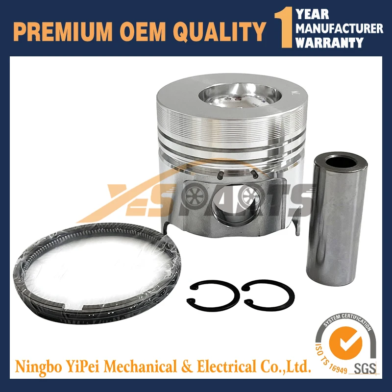 1 SET 3TNB84 Piston Kit With Ring Set For Yanmar Engine